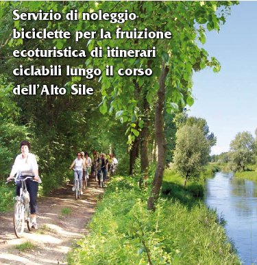 In bici lungo il Sile